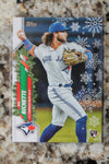 Bo Bichette 2020 Topps Holiday Rookie Card