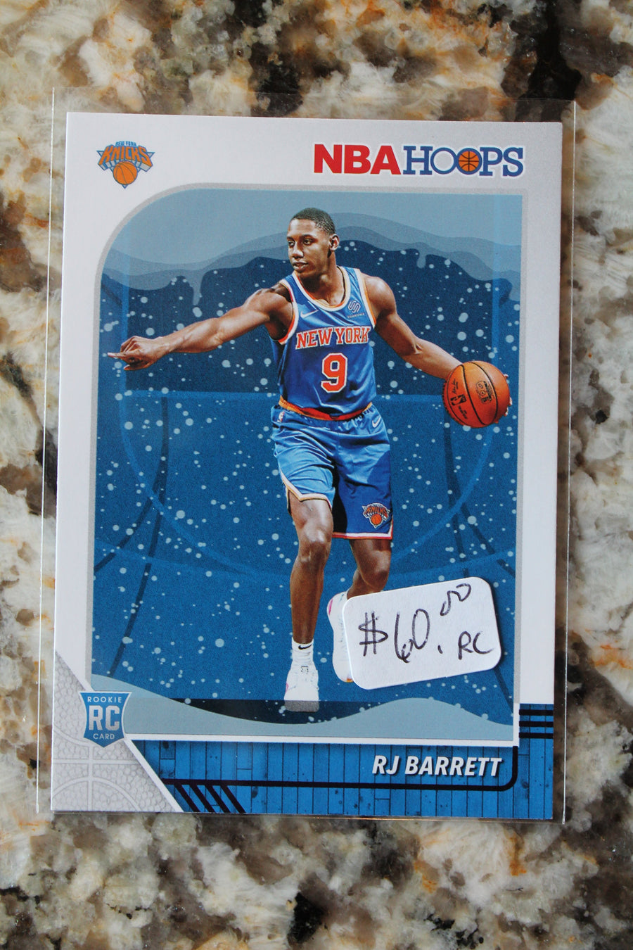 RJ Barrett 2019-20 Panini NBA Hoops - Purple - Winter Rookie Card