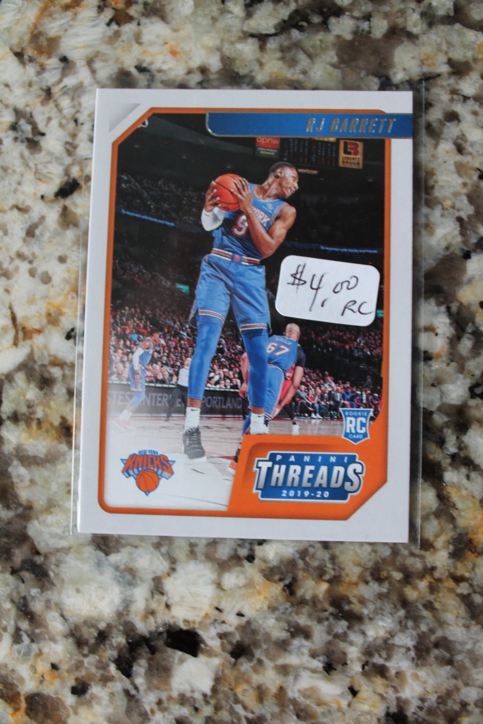 RJ Barrett 2019-20 Panini Chronicles Rookie Card