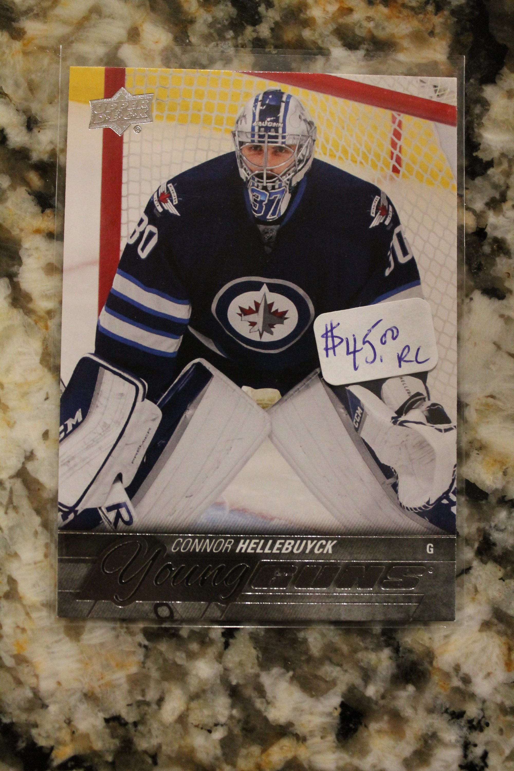 2015-16 Upper Deck - [Base] #214 Young Guns - Connor Hellebuyck