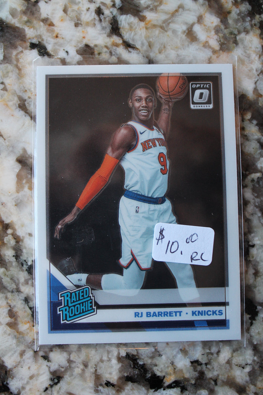 RJ Barrett 2019-20 Panini Donruss Optic Rated Rookie Card
