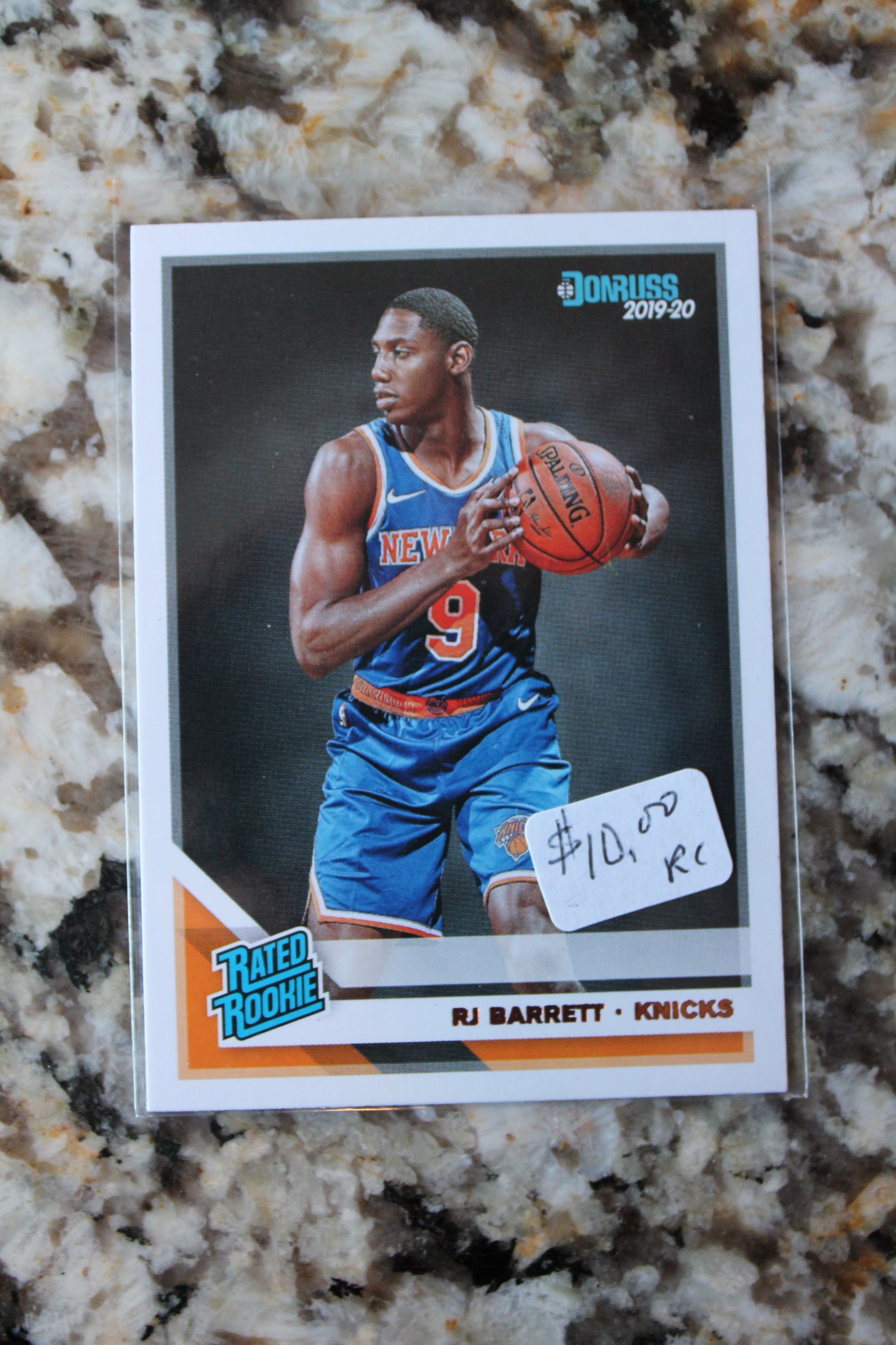 RJ Barrett 2019-20 Panini Donruss Rated Rookie Card