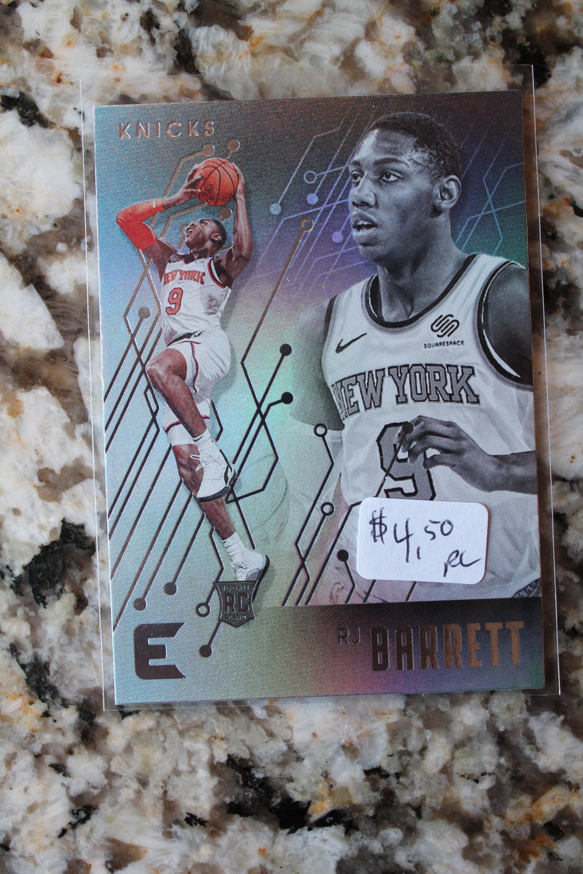 RJ Barrett 2019-20 Panini Chronicles Essentials Rookie Card