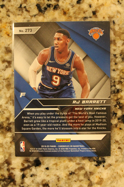 RJ Barrett 2019-20 Panini Chronicles XR Rookie Card