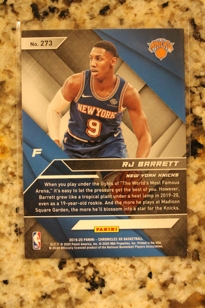 RJ Barrett 2019-20 Panini Chronicles Pink  XR Rookie Card