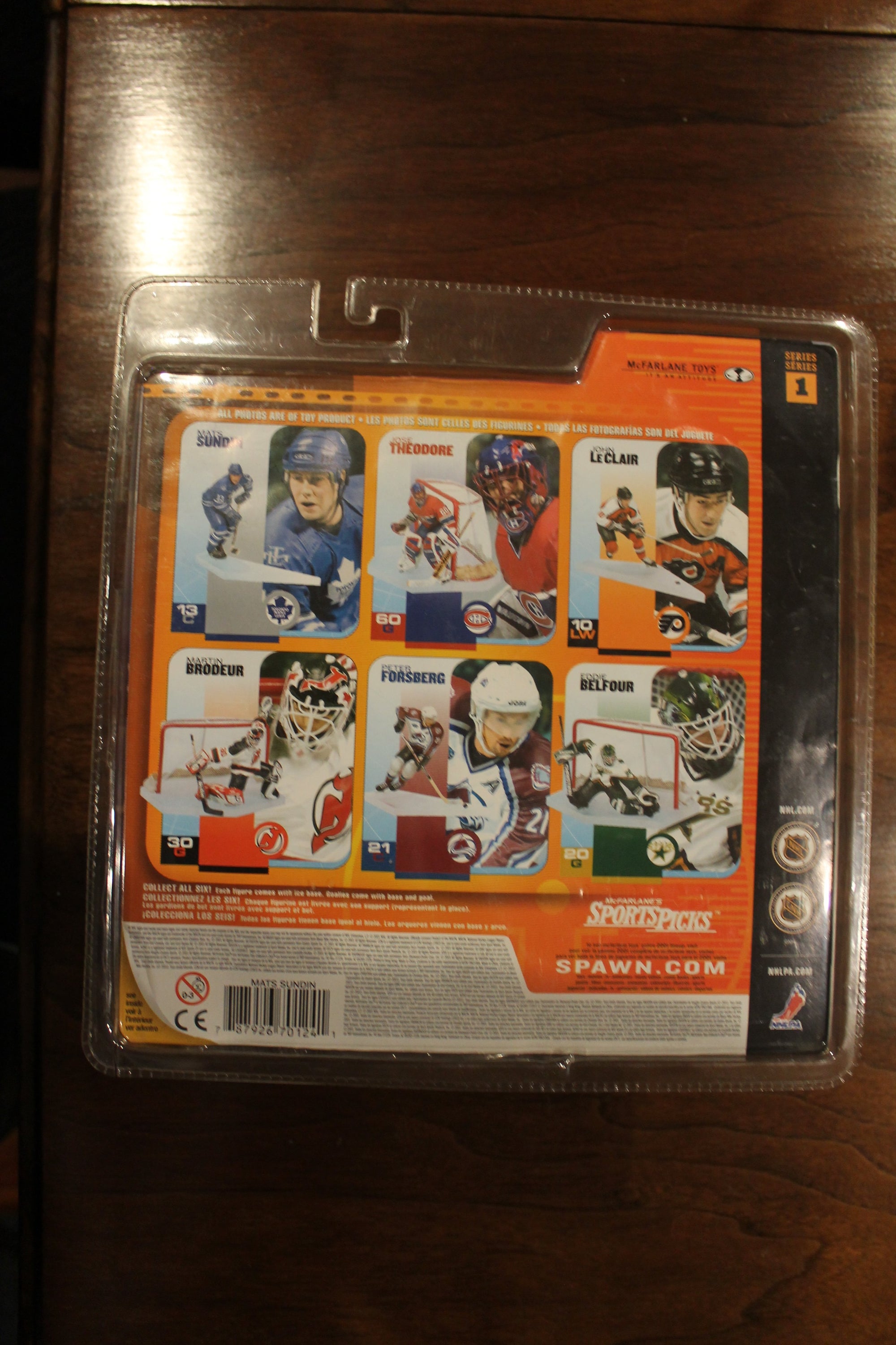 Mats Sundin MCFARLANE - NHL SERIES 1 - TORONTO MAPLE LEAFS - BLUE JERSEY