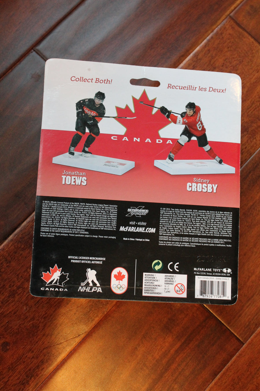 Mcfarlane Sidney Crosby Team Canada Sochi Olympics Action Figure