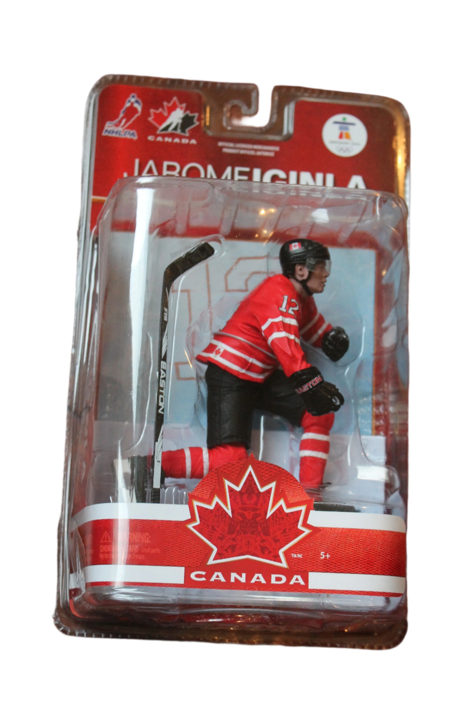JAROME IGINLA MCFARLANE - 2010 TEAM CANADA OLYMPICS - RED JERSEY