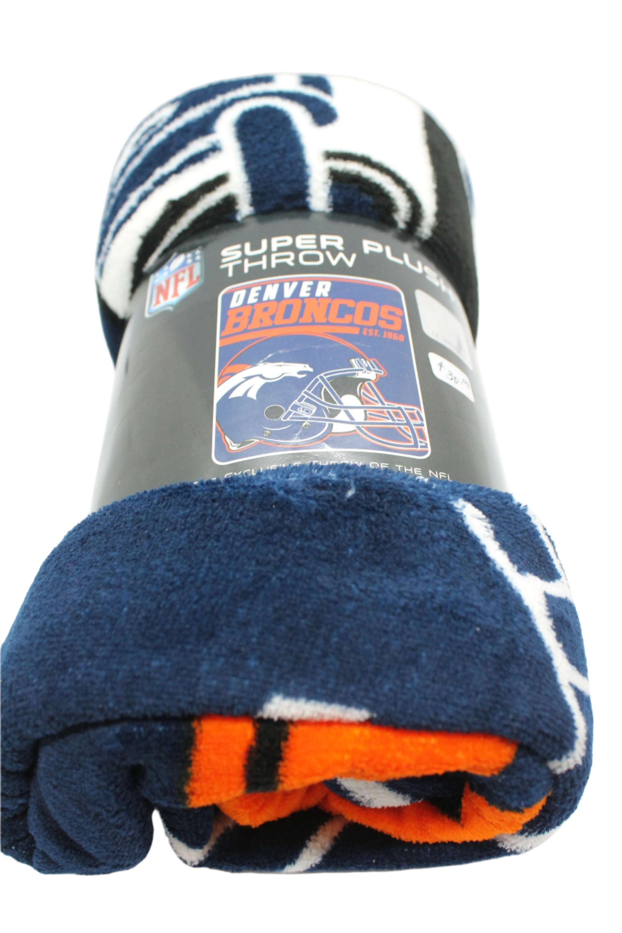 Denver Broncos Super Plush Throw (Blanket)