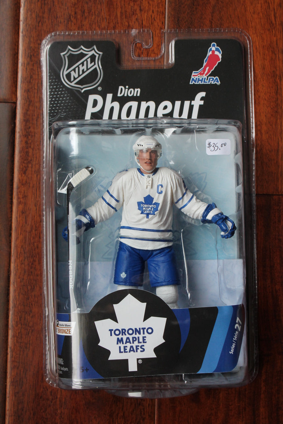 Dion Phaneuf NHL Series 27 McFarlane Bronze Figure Toronto Maple Leafs