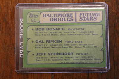 Cal Ripken Jr. 1982 Topps Rookie Card