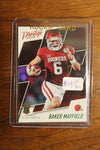 Baker Mayfield 2018 Panini Prestige Extra Points Green Rookie Card