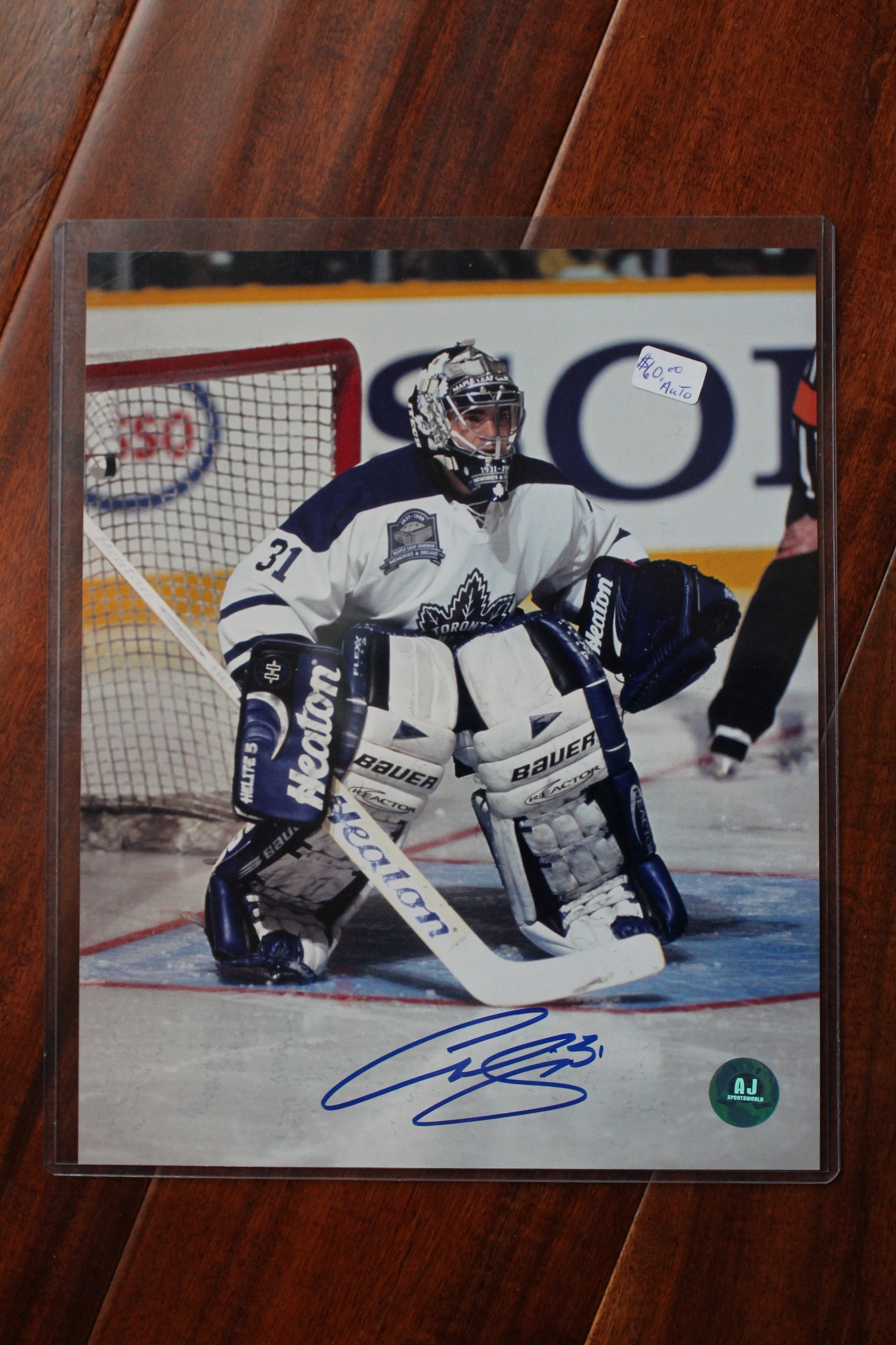 Curtis Joseph Toronto Maple Leafs Autographed 8x10 Photo 