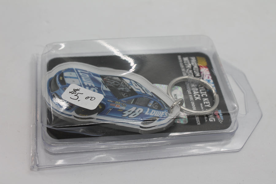 Jimmie Johnson #48 Lowe's Premium Acrylic Key Ring