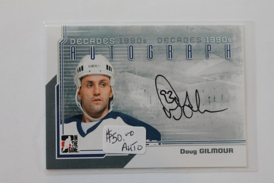 Doug Gilmour 2013-14 In The Game Decades 1990s Autograph - #A-DG