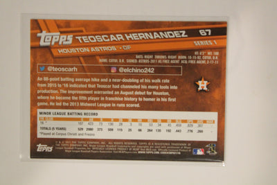Teoscar Hernandez 2017 Topps Rookie Card
