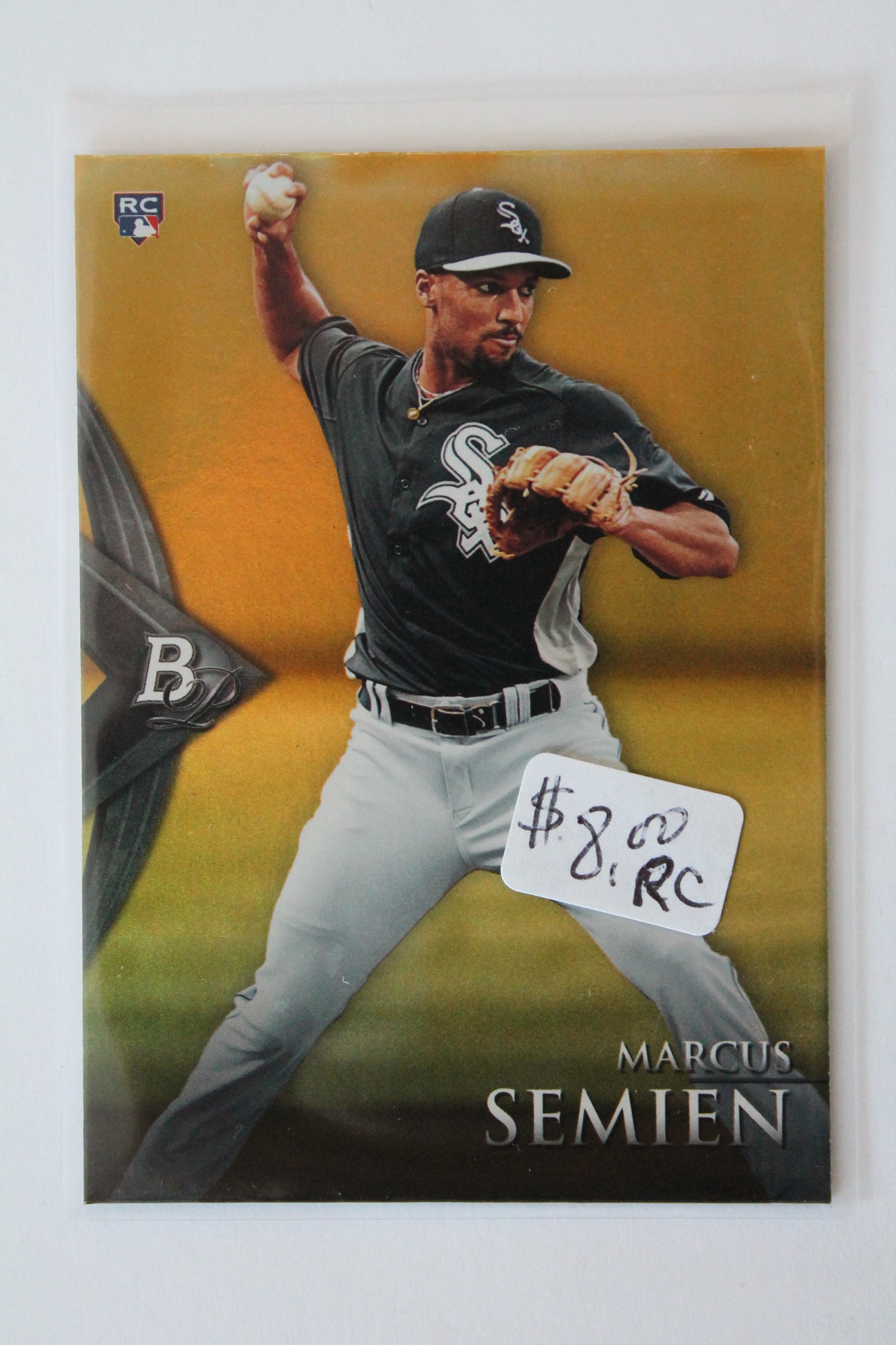 Marcus Semien 2014 Bowman Platinum Gold Rookie Card