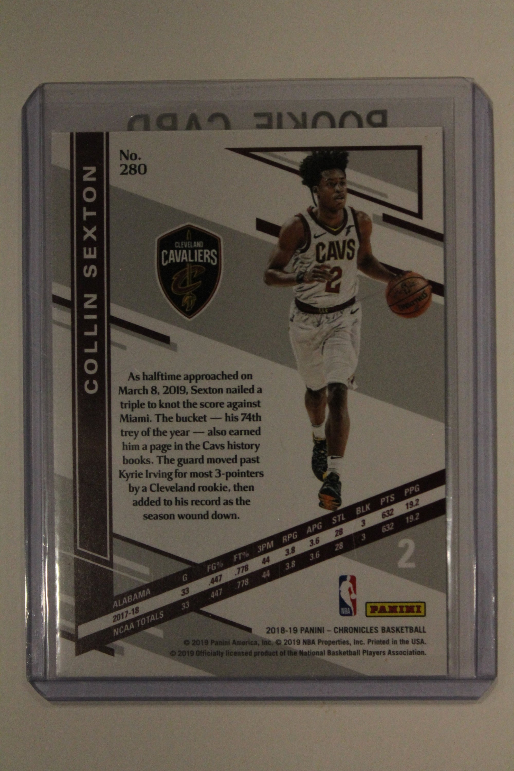 Collin Sexton 2018-19 Panini Elite Rookie Card