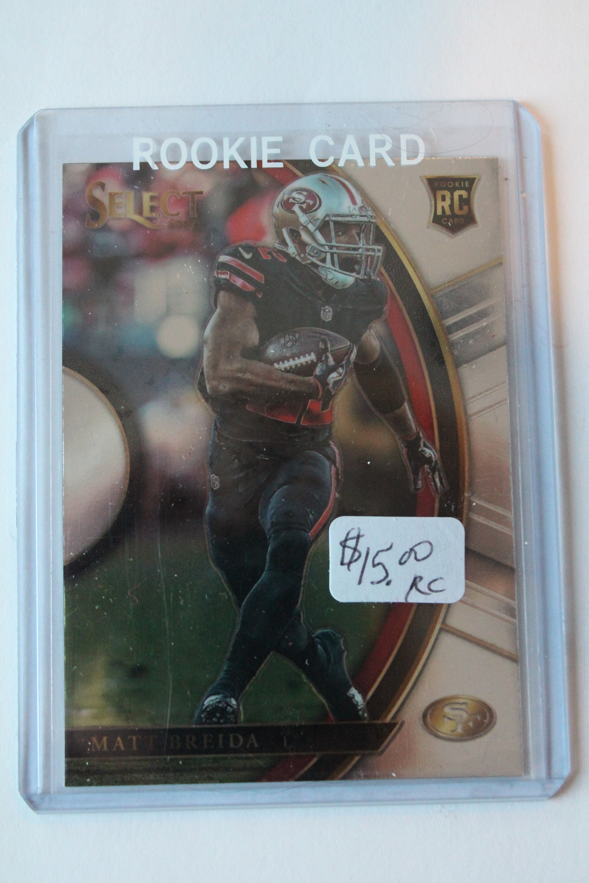 Matt Breida 2017 Panini Select Rookie Card