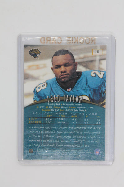 Fred Taylor 1998 Topps Finest Rookie Card