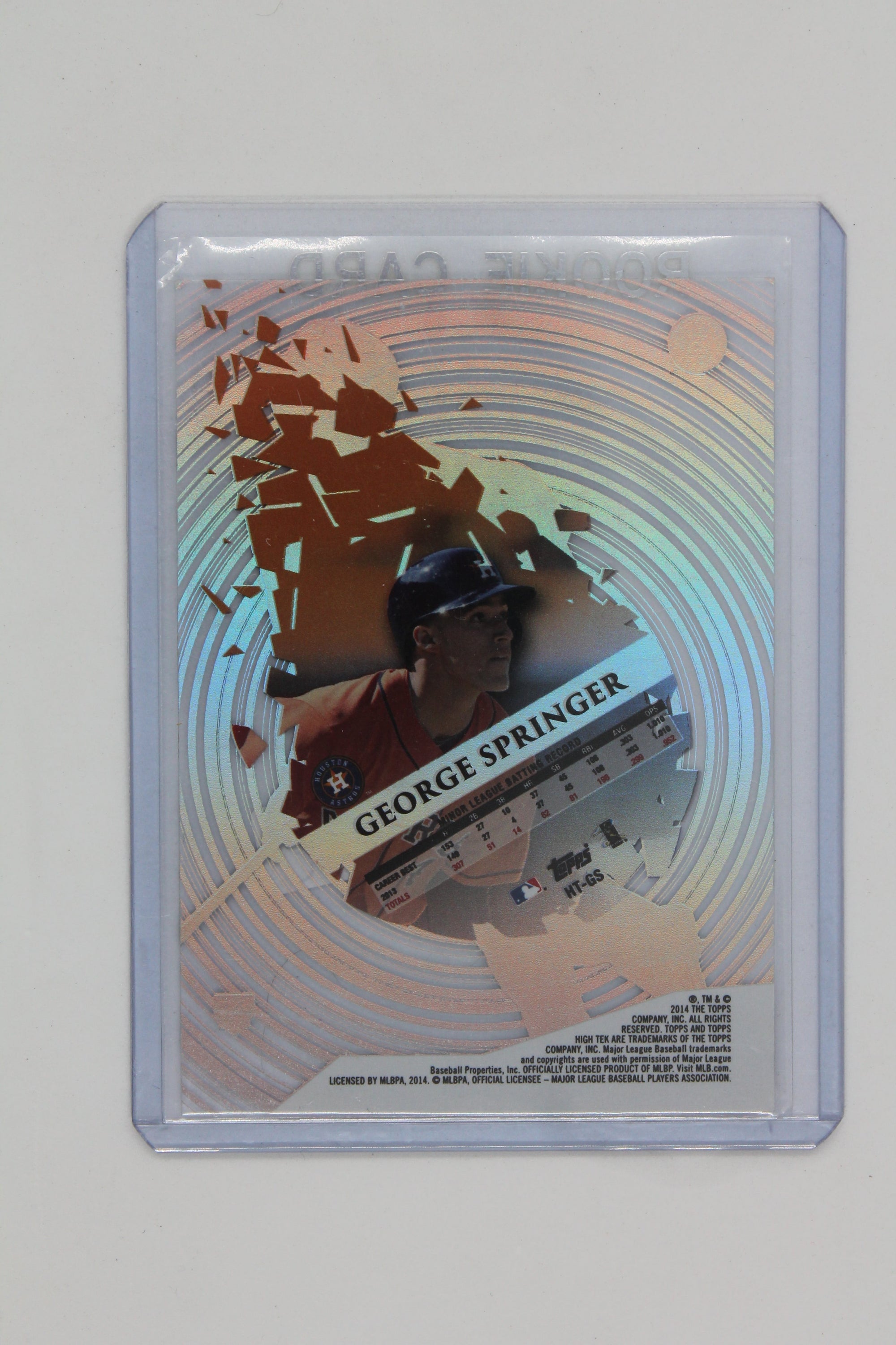George Springer Topps High Tek Rookie Card