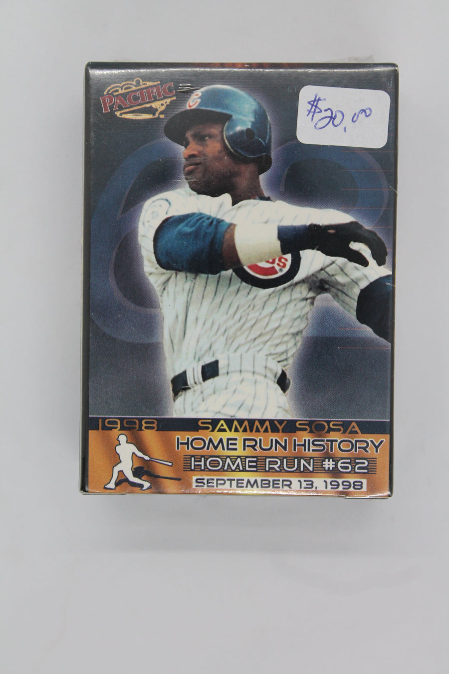 1998 PACIFIC HOME RUN HISTORY SEALED COMPLETE SET MARK MCGWIRE SAMMY SOSA NEW