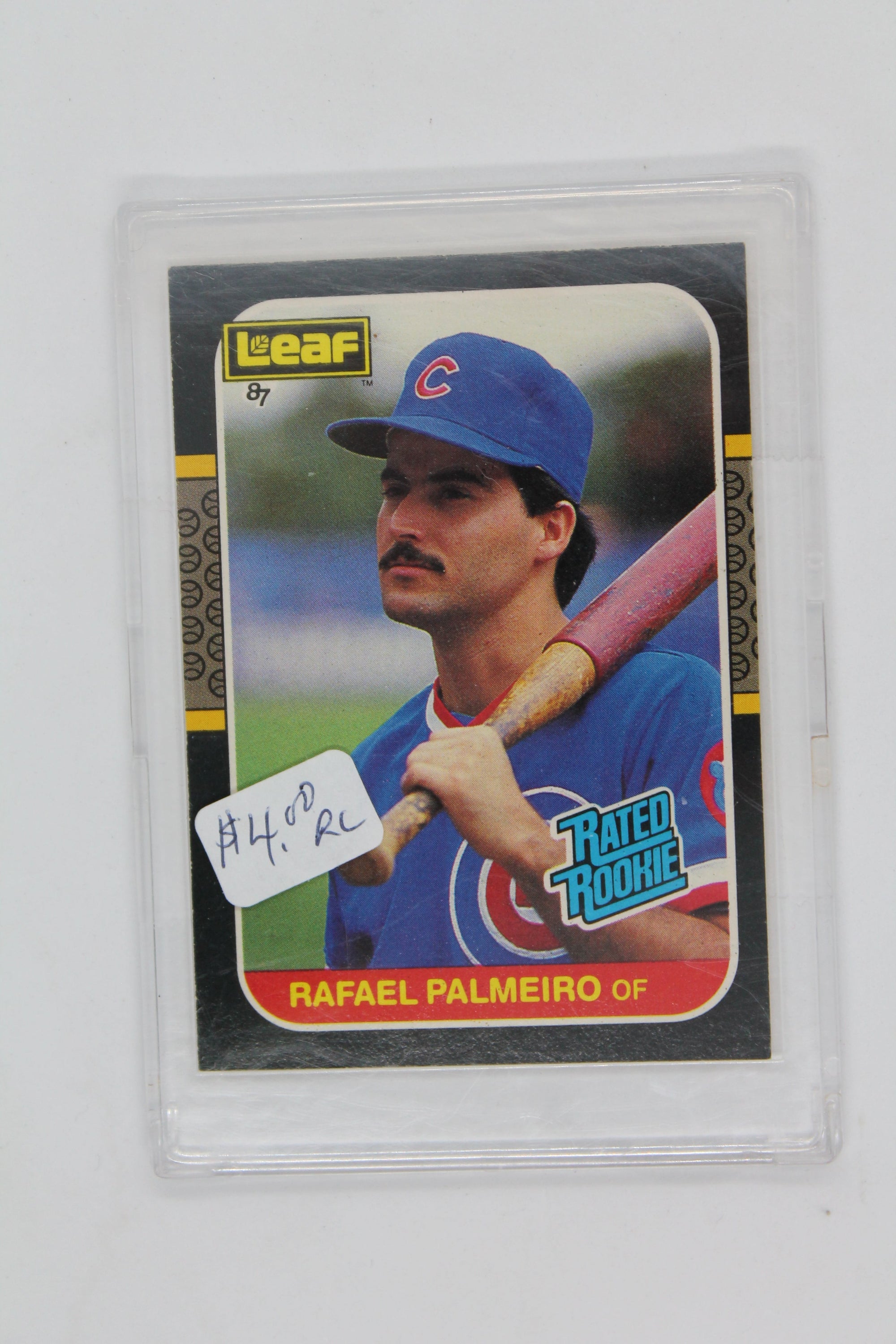 Rafael Palmeiro  1987 Leaf Canadian Rookie Card