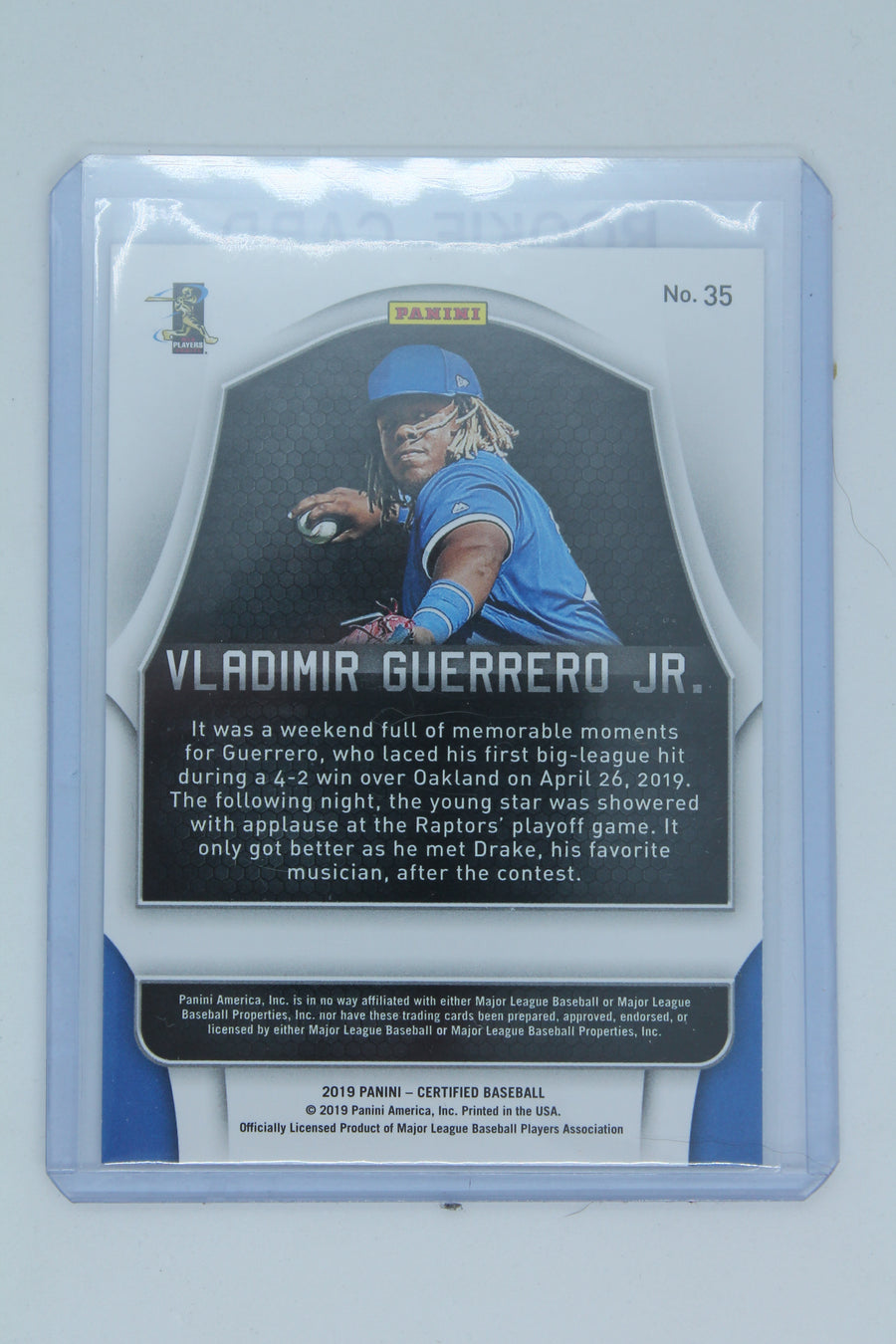 Vladimir Guerrero Jr.  2019 Panini Chronicles - Certified  RC