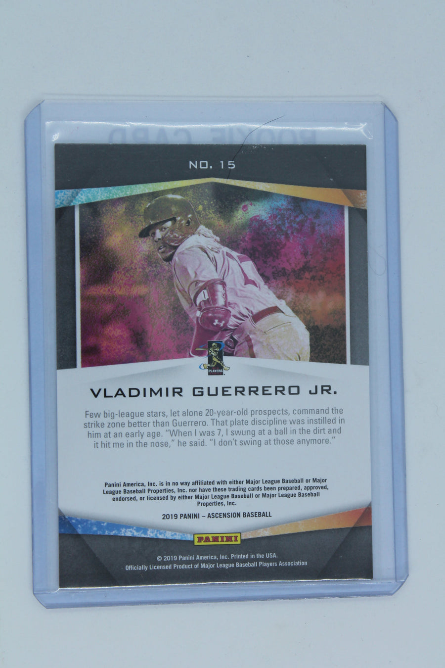 Vladimir Guerrero Jr. 2019 Panini Chonicles - Ascension Rookie Card