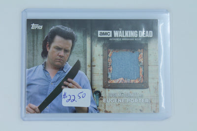 2017 Topps The Walking Dead Season 6 - Relics #JOMC Josh McDermitt as Eugene Porter