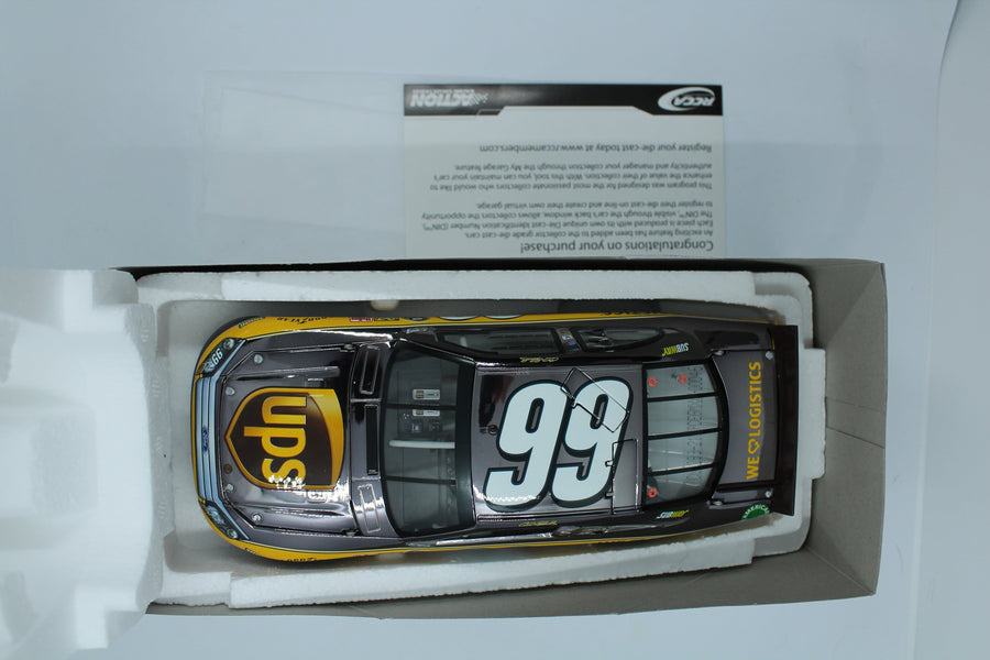 Carl Edwards #99 UPS 2012 Fusion Gunmetal 1:24 Diecast - 1 of 72