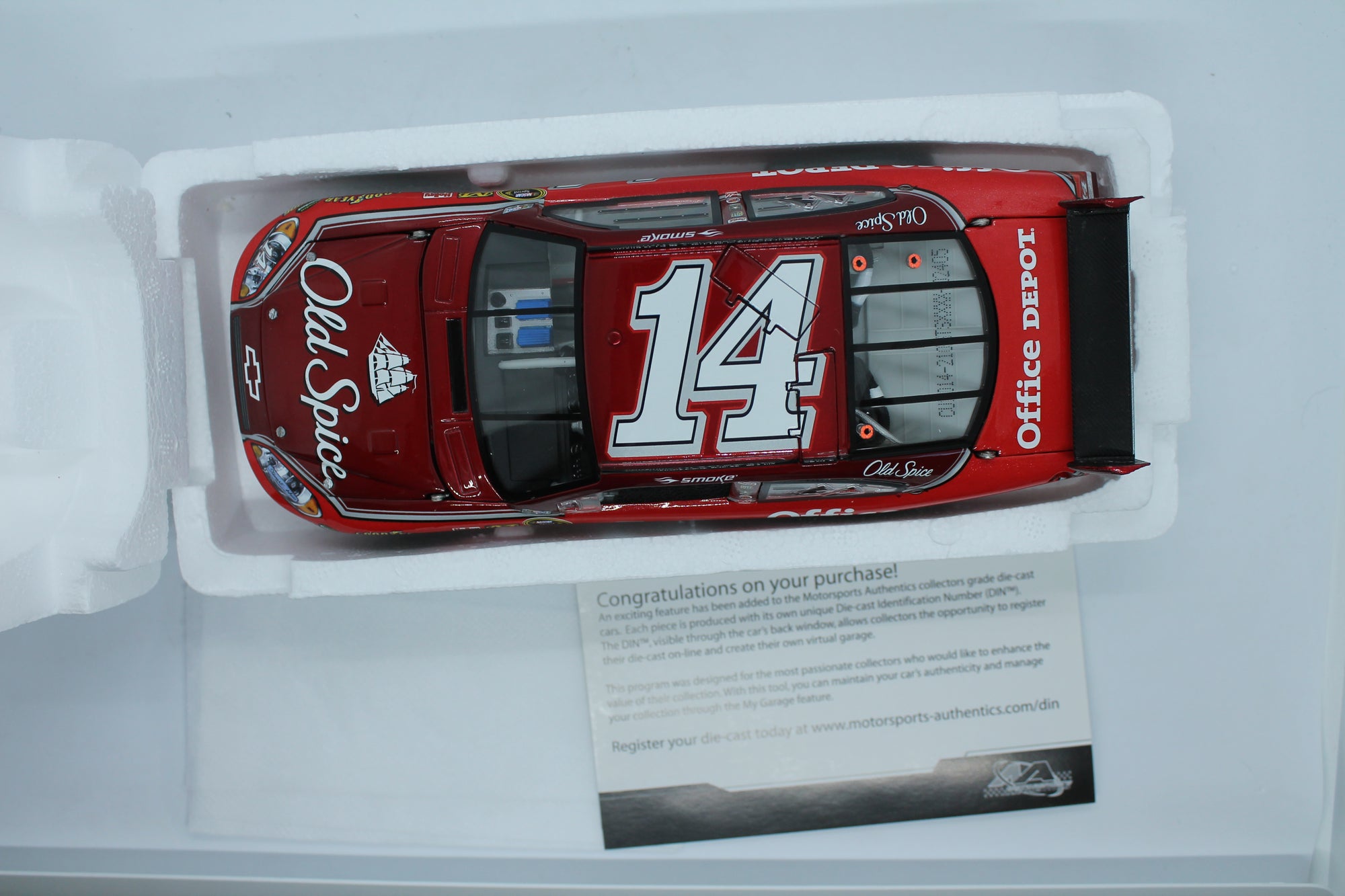Tony Stewart #14 Old Spice 2010 Impala 1:24 Diecast
