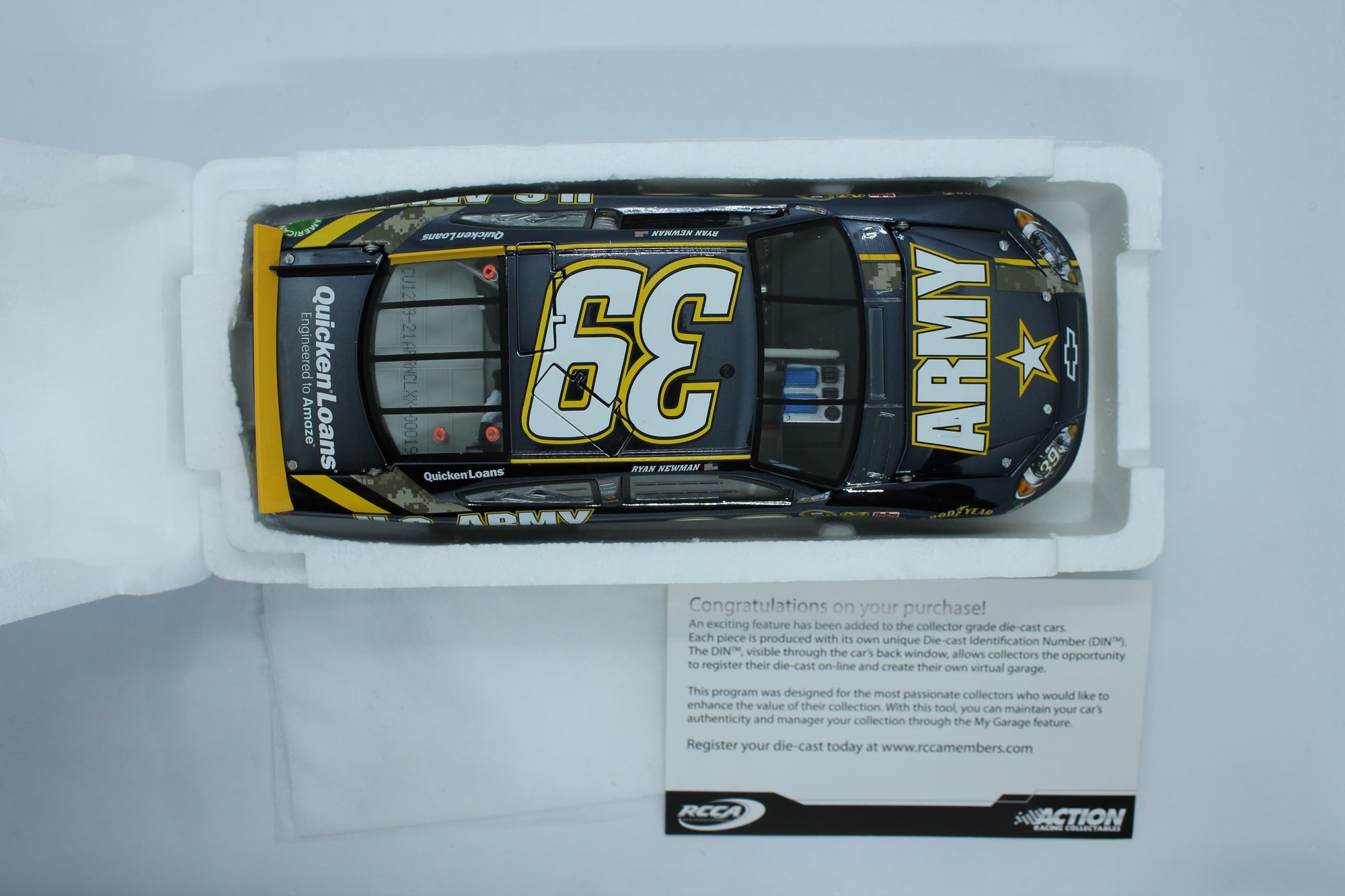 Ryan Newman 2012 #39 Army Impala Color Chrome 1 of 179 1:24 Diecast