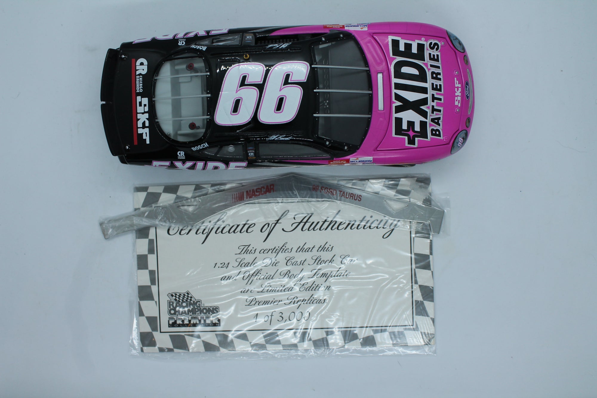 Jeff Burton #99 Exide Batteries 1999 1:24 diecast 1 of 1500