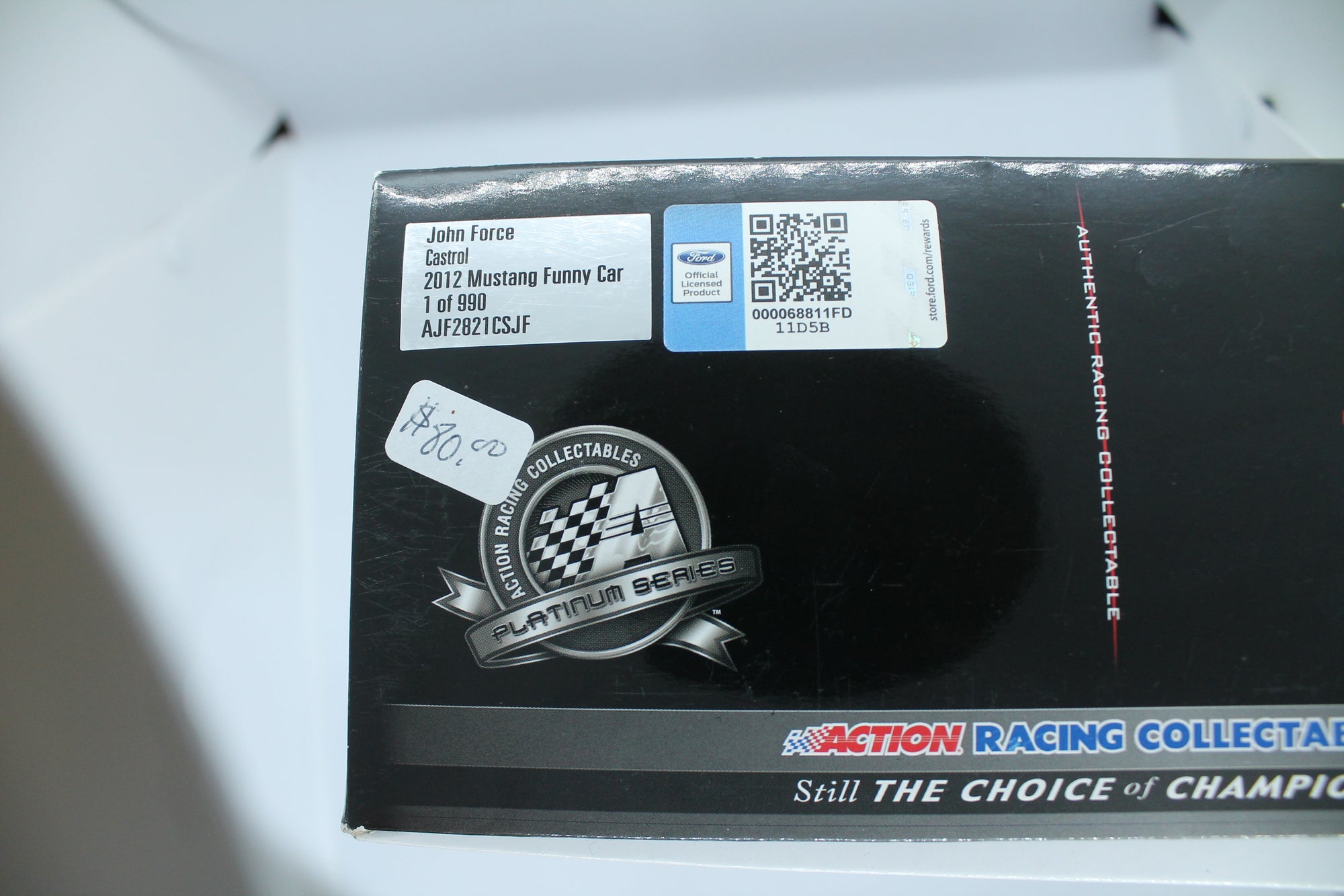 John Force Castrol 2012 Mustang Funny Car 1:24 Diecast - 1 of 990