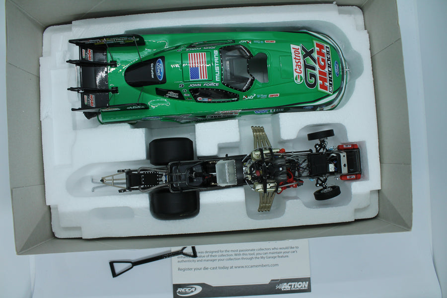 John Force Castrol 2012 Mustang Funny Car 1:24 Diecast - 1 of 990