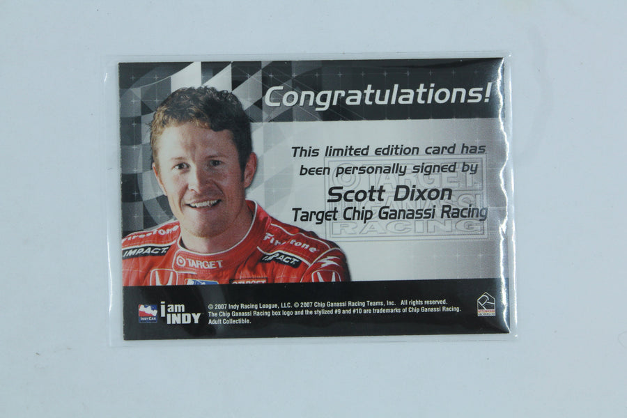 Scott Dixon 2007 07 Rittenhouse Racing IRL Autograph Card