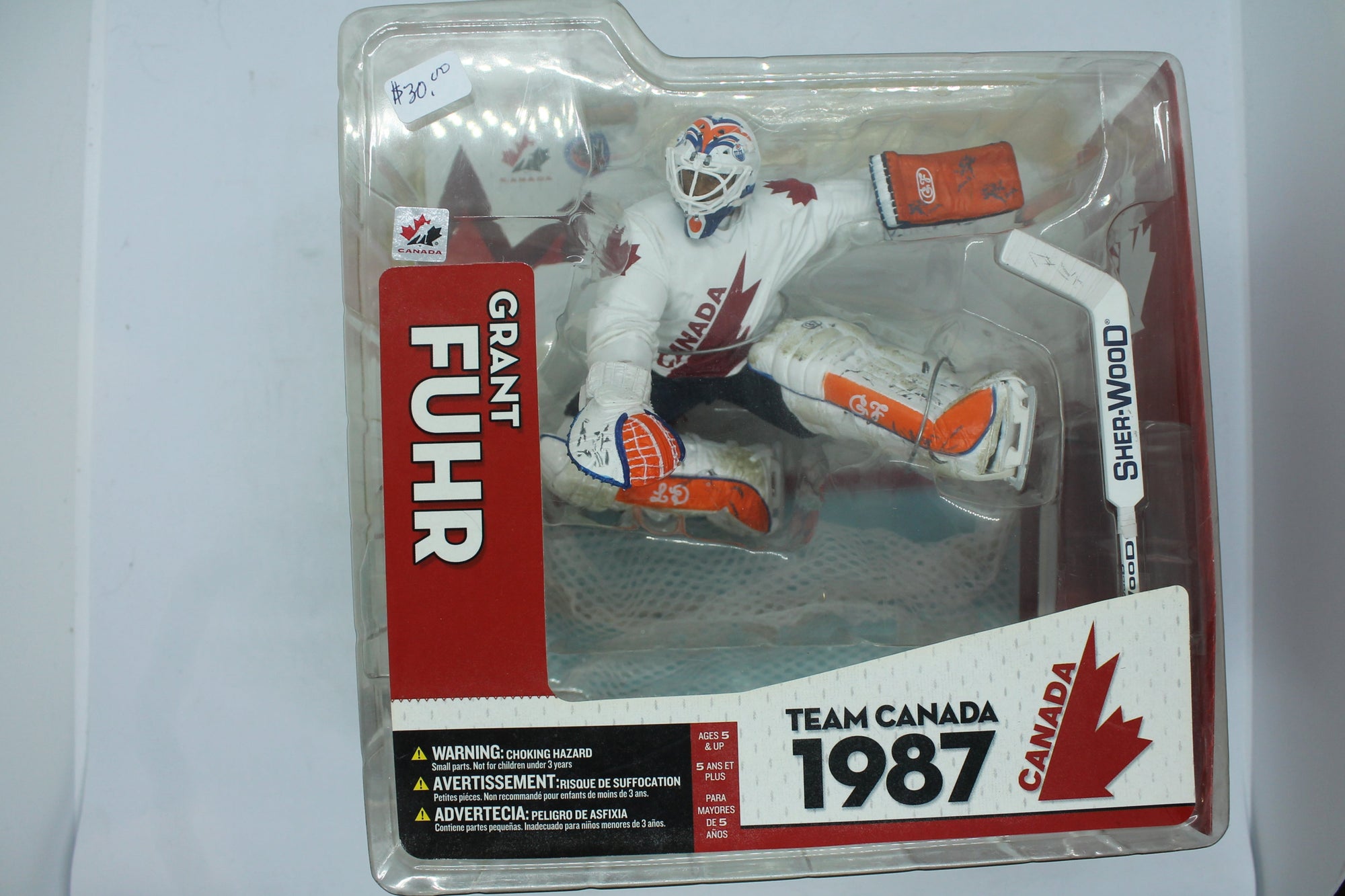 McFarlane Team Canada 1987 Grant Fuhr 6" Action Figure 2005