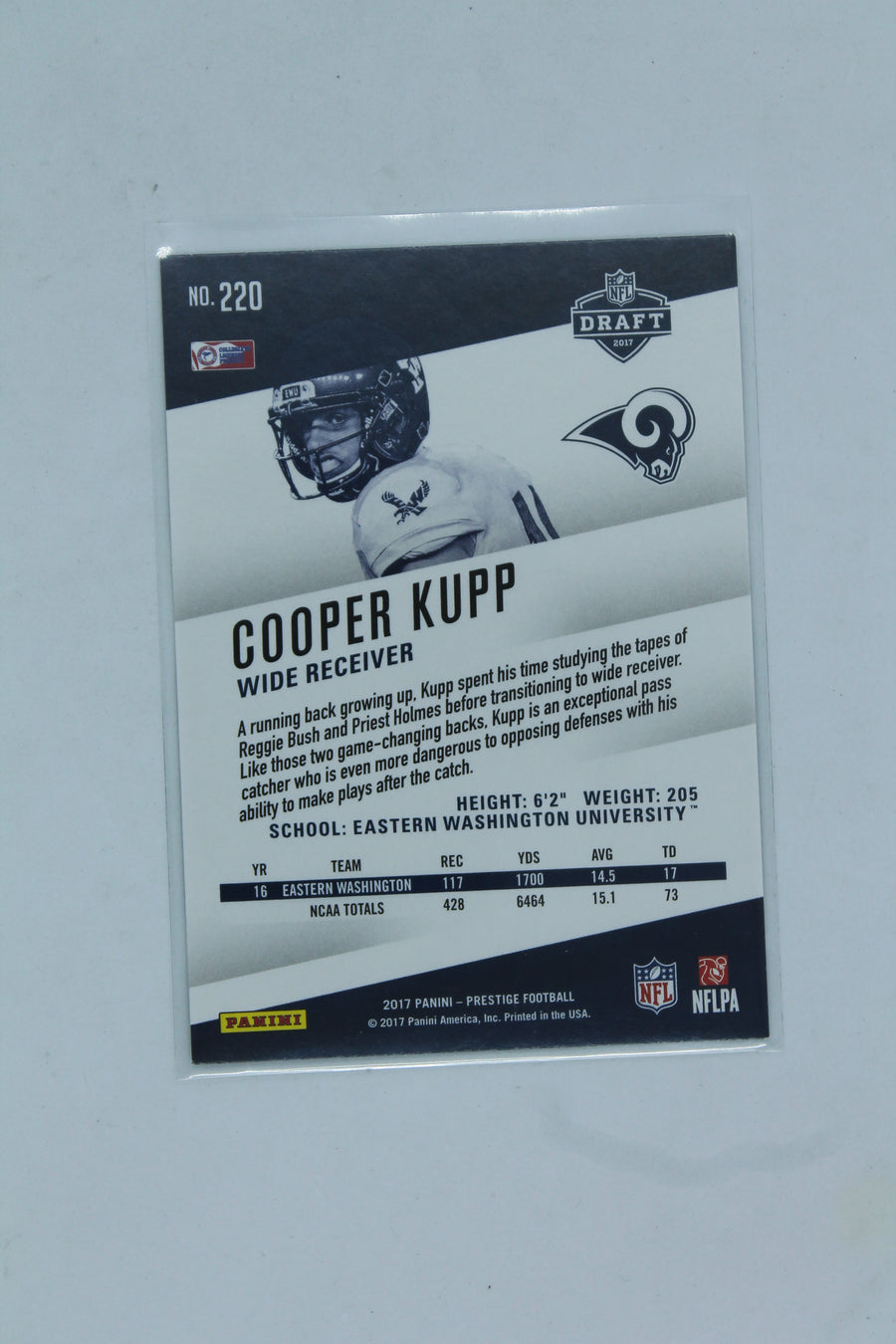 Cooper Kupp 2017 Panini Prestige Rookies - Rookie Card