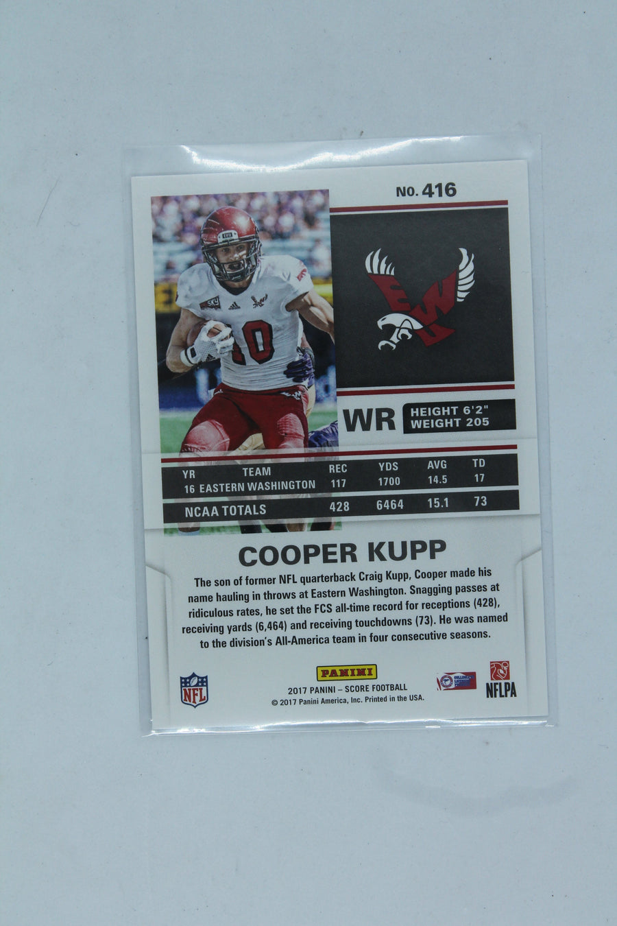 Cooper Kupp 2017 Score Rookies - Rookie Card