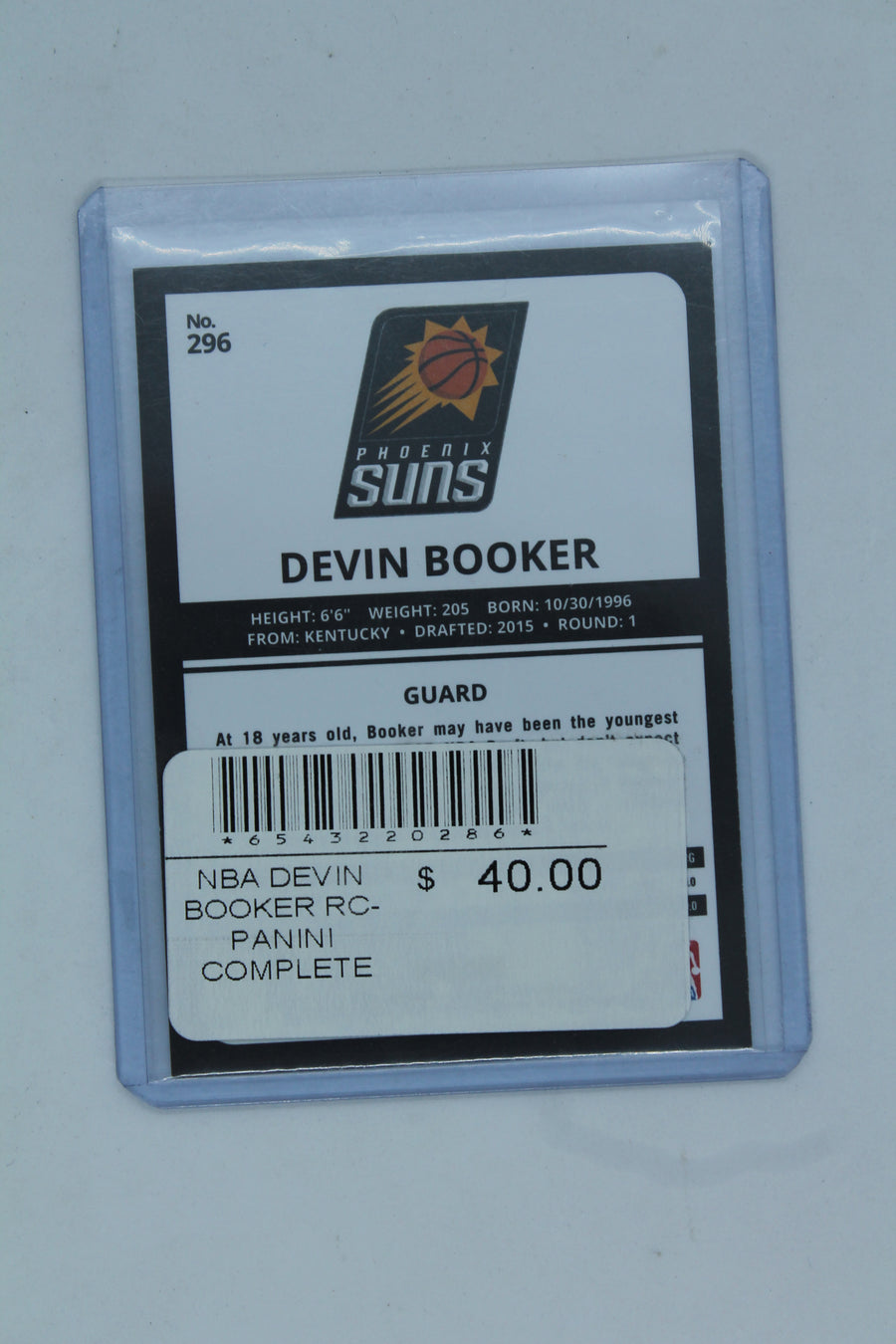 2015-16 Panini Complete - [Base] #296  Devin Booker