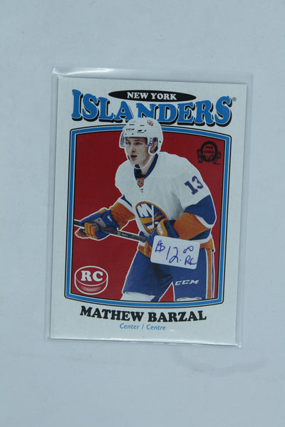 Mathew Barzal 2016-17 Upper Deck - O-Pee-Chee Update - Retro Marquee Rookies - Rookie Card