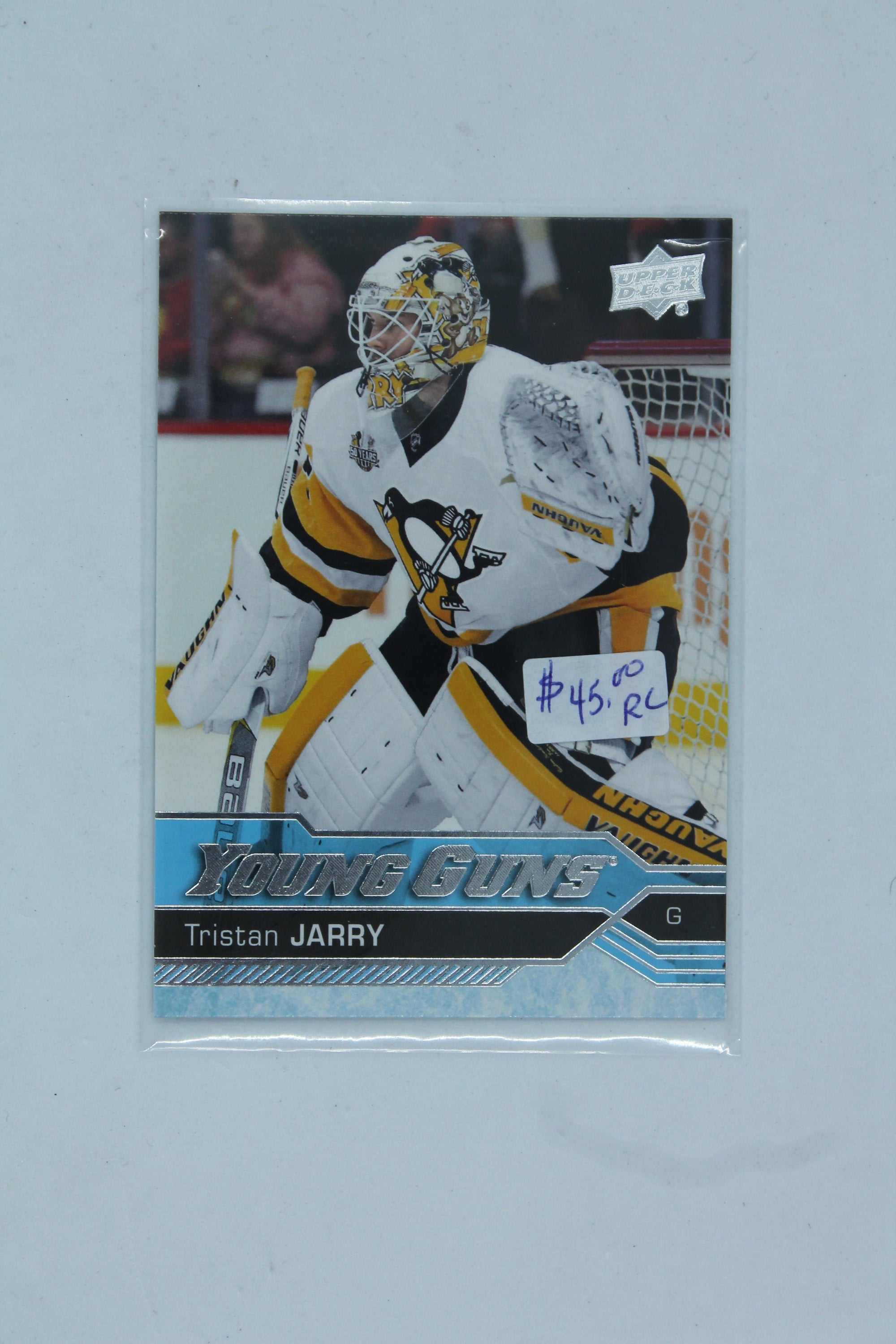 Tristan Jarry 2016-17 Upper Deck Young Guns Rookie Card