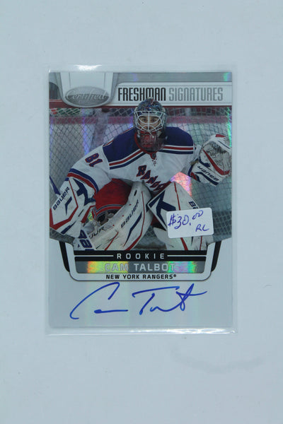 Cam Talbot 2011-12 Panini Certified Autographed Rookie Card
