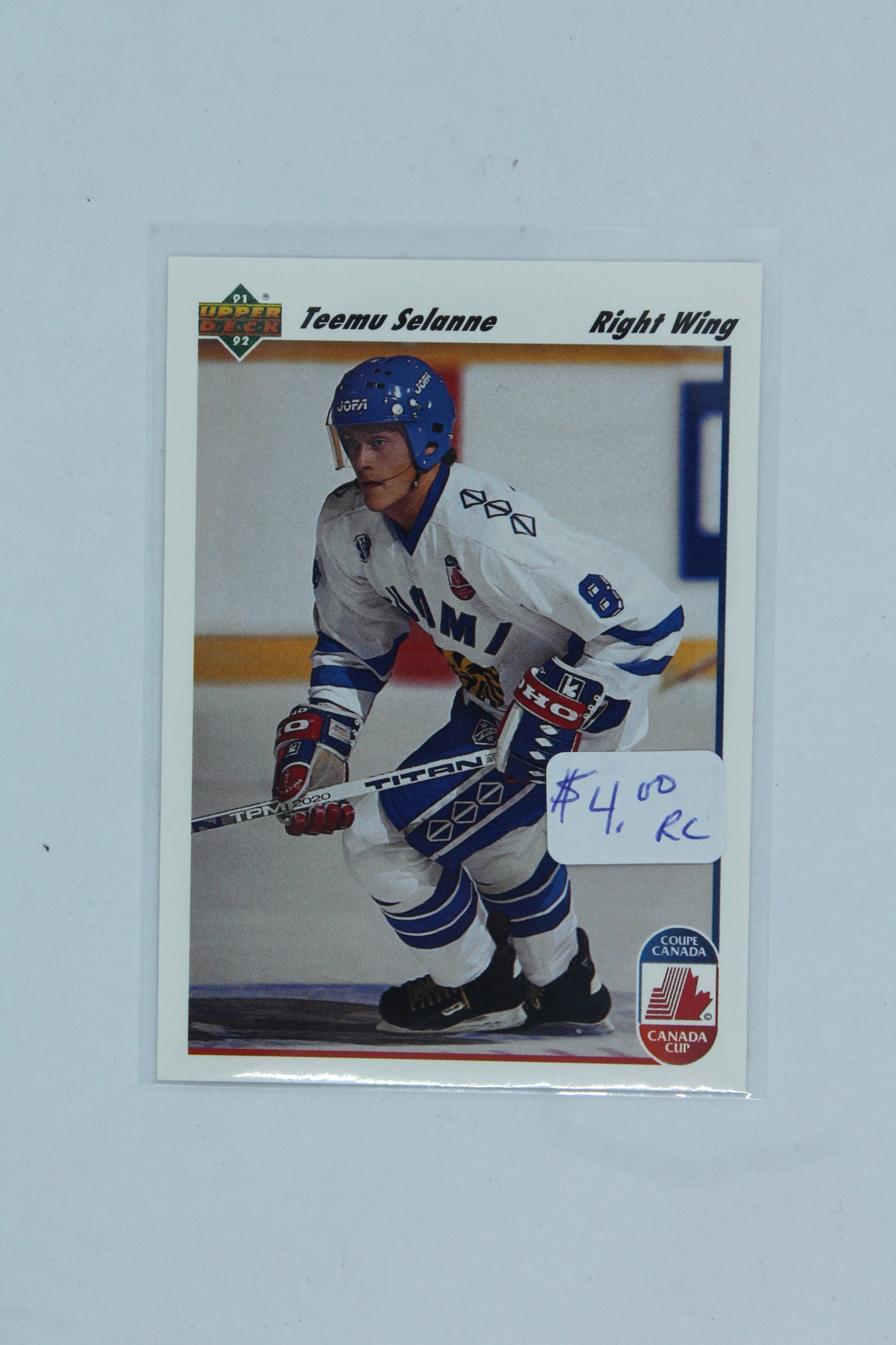 Teemu Selanne 1991-92 Upper Deck Rookie Card