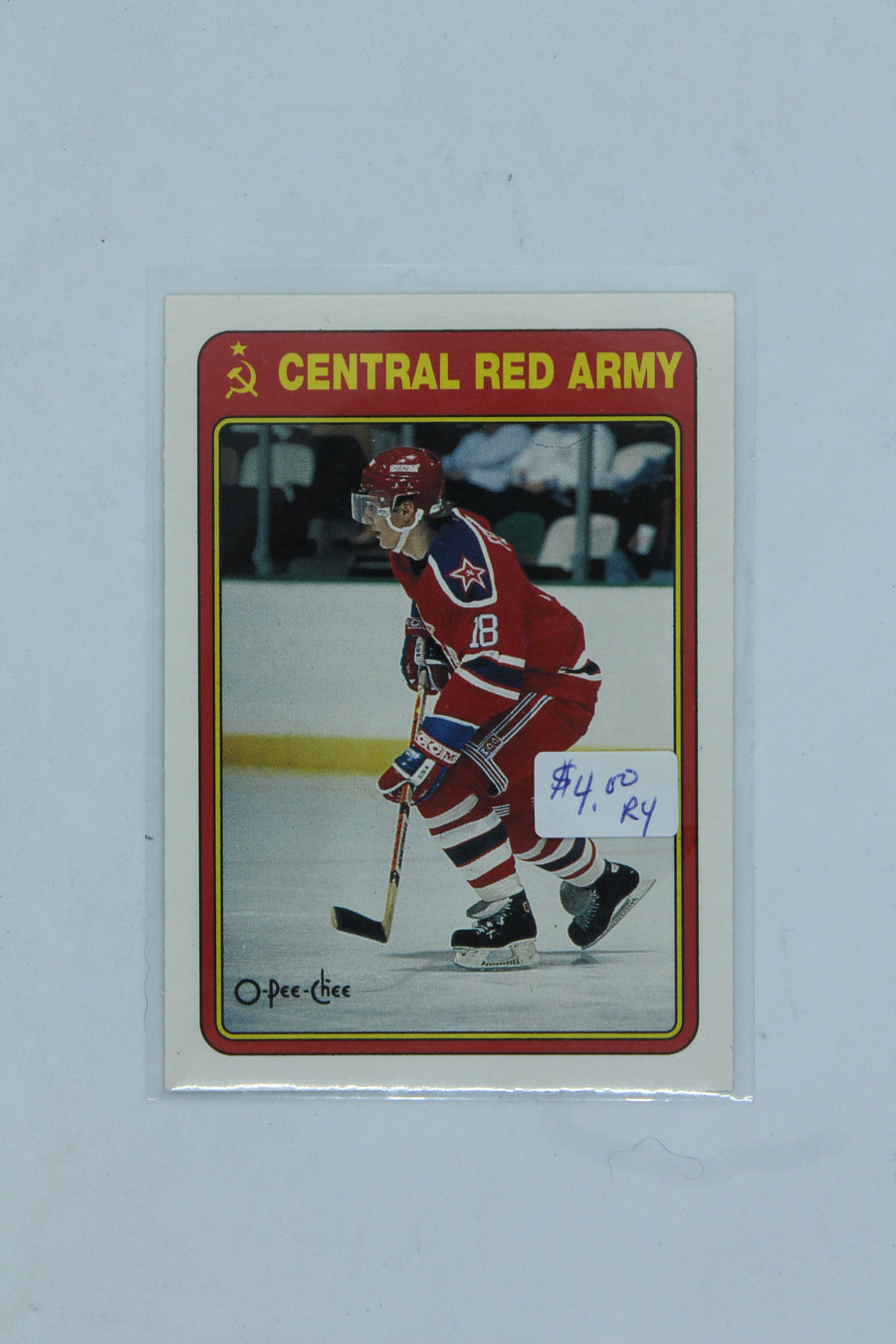 Sergei Fedorov 1990-91 O-Pee-Chee - Central Red Army #19R Rookie Year Card