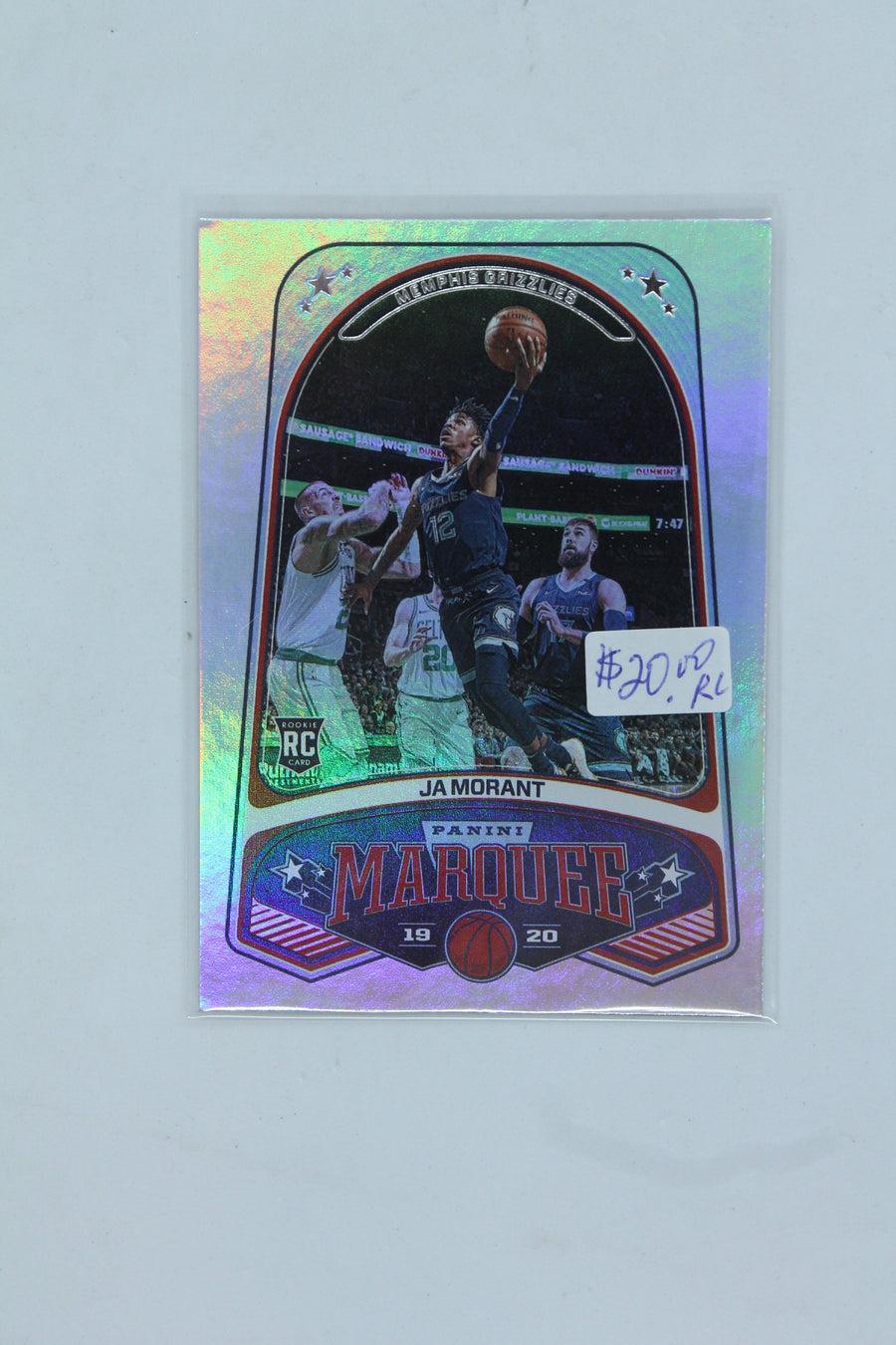 Ja Morant 2019-20 Panini Chronicles Marquee Rookie Card