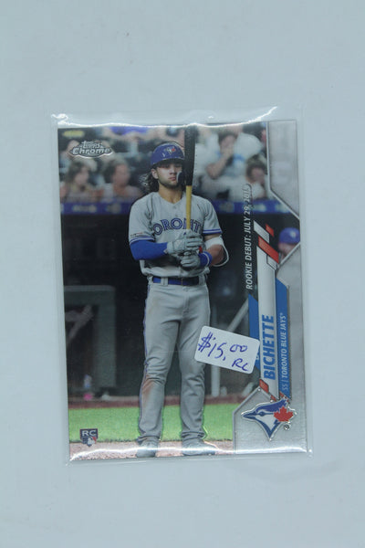 Bo Bichette 2020 Topps Chrome Update Rookie Card