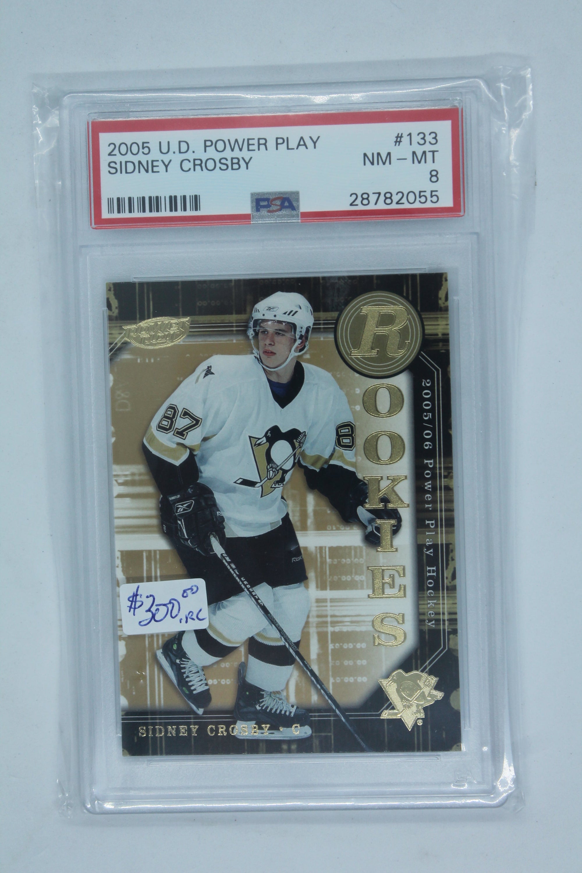 Sidney Crosby Power Play Rookie Card - PSA 8