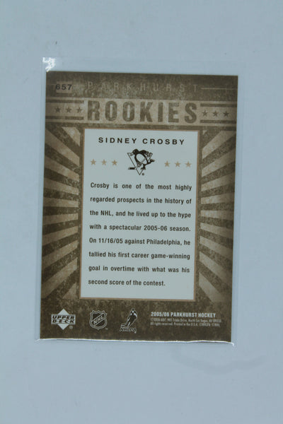 Sidney Crosby Parkhurst Rookie Card